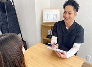 問診票の記入・カウンセリング