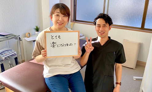 諦めていた足の痺れが治りました!